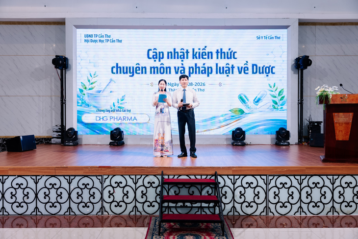 Dấu ấn DHG Pharma tại chương trình CPE đồng hành cùng Hội Dược Học TP Cần Thơ- Ảnh 1.