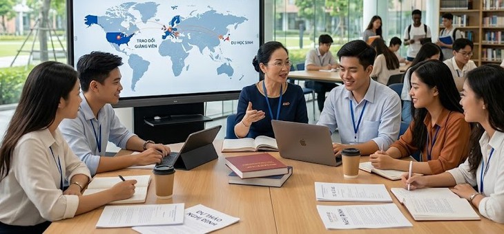 Giảng viên ra nước ngoài thỉnh giảng được giữ nguyên lương và phụ cấp- Ảnh 1.