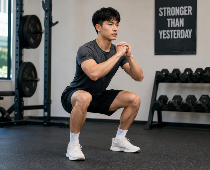 Tại sao tập squat được khuyến khích để giảm cân? - Ảnh 1.