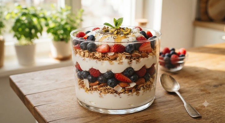 7 bữa sáng giàu protein tốt cho tim mạch mà không cần trứng - Ảnh 1.