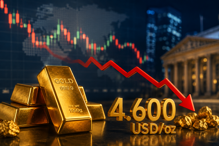 Giá vàng thế giới sáng 27/8 giao dịch quanh 4.600 USD- Ảnh 1.