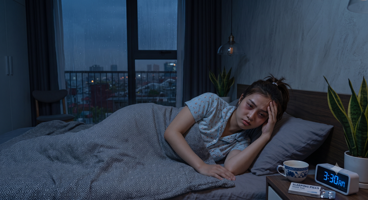 Thiếu ngủ kích hoạt cơn thèm ăn khiến cơ thể tích tụ mỡ bụng nhanh chóng- Ảnh 1.