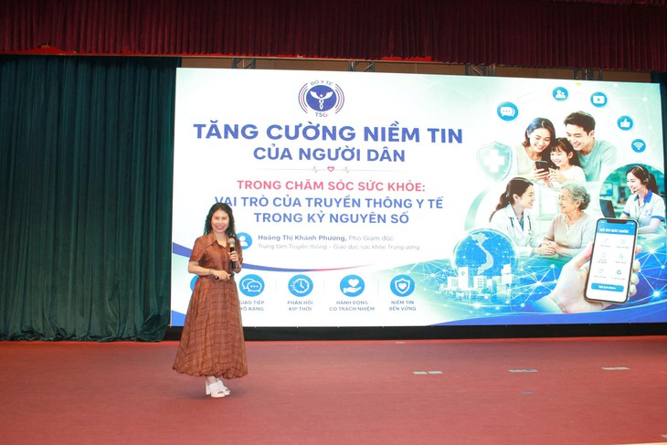 Nâng tầm truyền thông y tế: Từ cung cấp thông tin đến xây dựng niềm tin - Ảnh 1.