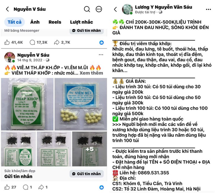 Mạo danh ‘lương y’ bán thuốc đông y gia truyền giả chứa chất cấm- Ảnh 1.