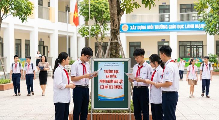 Tăng cường phòng ngừa bạo lực học đường và vi phạm pháp luật trong học sinh - Ảnh 1.
