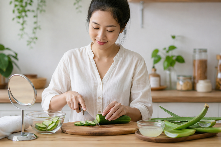 5 mặt nạ dưỡng ẩm tự nhiên giúp làn da mềm mịn, tươi sáng tại nhà - Ảnh 1.