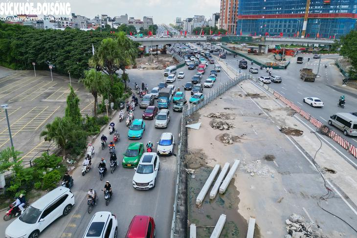 Hầm chui 750 tỷ được kỳ vọng giảm ủn tắc Vành đai 2 nhìn từ trên cao- Ảnh 10.