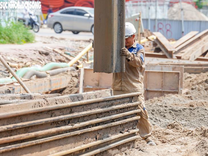 Hầm chui 750 tỷ được kỳ vọng giảm ủn tắc Vành đai 2 nhìn từ trên cao- Ảnh 8.