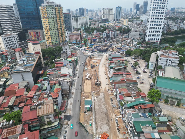 Vành đai 1 tháo dỡ rào chắn trước ngày thông xe kỹ thuật 2/9- Ảnh 13.