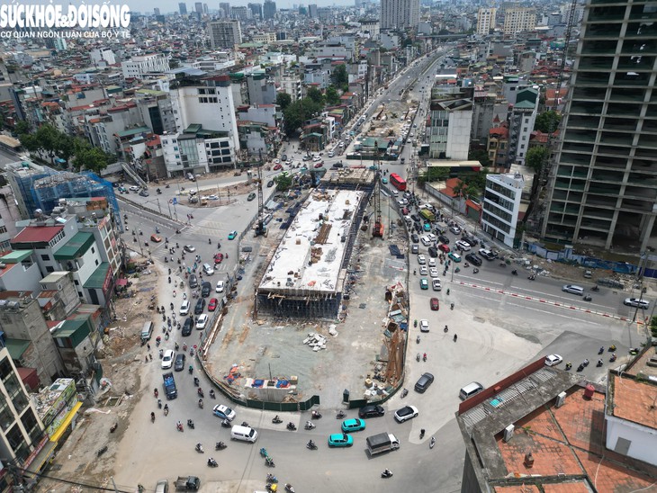 Vành đai 1 tháo dỡ rào chắn trước ngày thông xe kỹ thuật 2/9- Ảnh 2.
