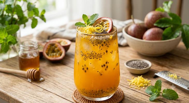 Mẹo pha nước chanh leo hạt chia ngon: Giảm cân, sáng da, chống lão hóa - Ảnh 1.