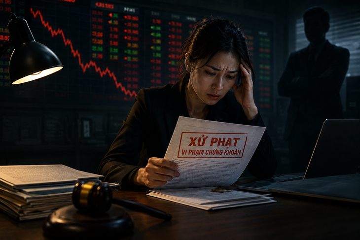 Bà Dư Thị Vân, Tổng Giám đốc kiêm Thành viên HĐQT Đại Việt Group DVG vi phạm lĩnh vực chứng khoán- Ảnh 1.