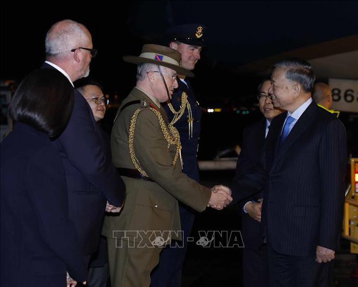 Tổng Bí thư, Chủ tịch nước Tô Lâm bắt đầu thăm cấp Nhà nước tới Australia- Ảnh 1.