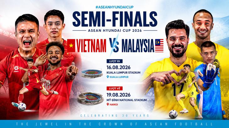 Bán kết ASEAN Cup 2026: ĐT Việt Nam đấu với Malaysia khi nào?- Ảnh 1.