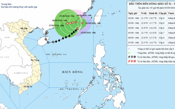 Cảnh báo tin giả về bão số 5- Ảnh 2.