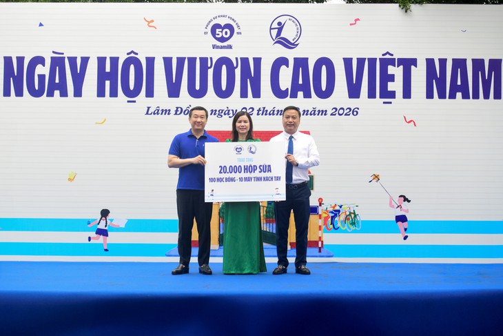 Hơn 500 học sinh vùng cao Lâm Đồng tham gia ngày hội vươn cao Việt Nam - Ảnh 1.