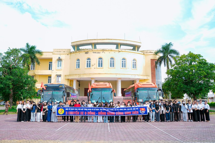 Những 'chuyến xe 0 đồng' đưa sinh viên Hà Tĩnh ra Hà Nội- Ảnh 5.