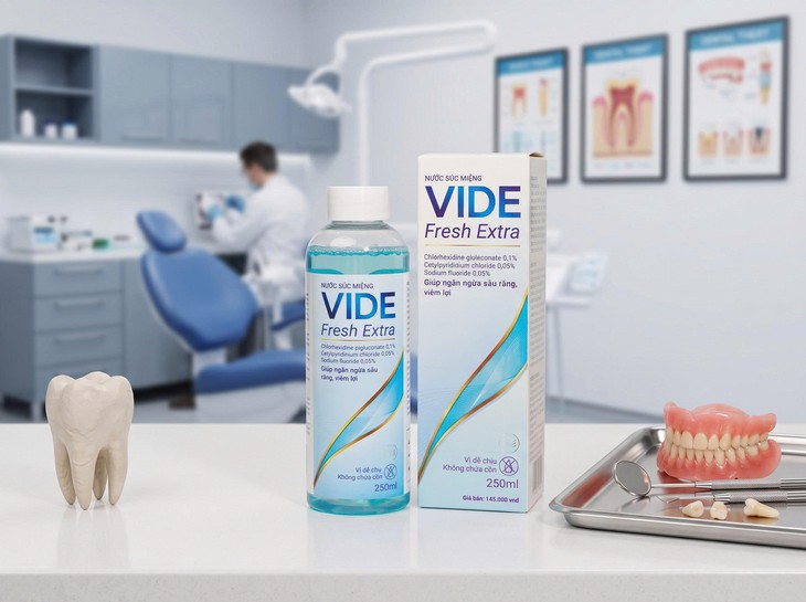 Nước súc miệng VIDE Fresh Extra tăng cường vệ sinh khoang miệng - Ảnh 2.