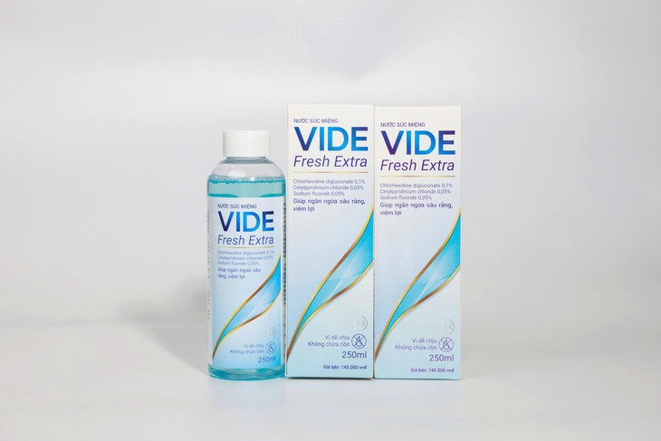 Nước súc miệng VIDE Fresh Extra tăng cường vệ sinh khoang miệng - Ảnh 3.