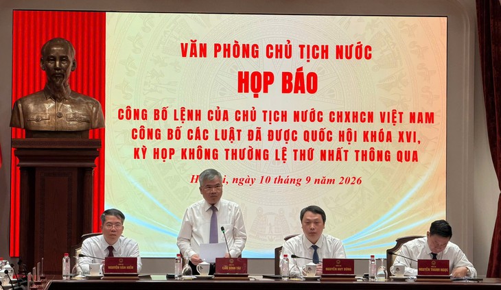 Công bố Lệnh của Chủ tịch nước đối với 15 luật được Quốc hội thông qua- Ảnh 2.