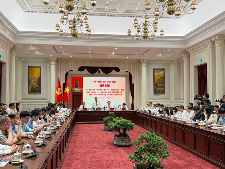 Công bố Lệnh của Chủ tịch nước đối với 15 luật được Quốc hội thông qua- Ảnh 1.