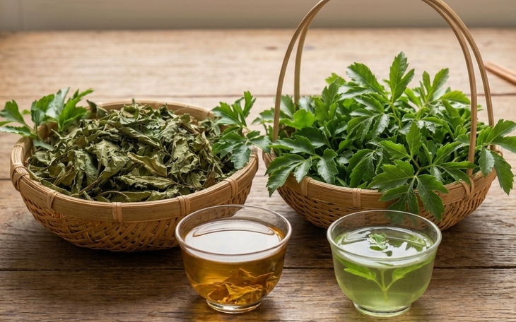 Lá đinh lăng ăn sống hay nấu chín tốt hơn cho sức khỏe? - Ảnh 3.