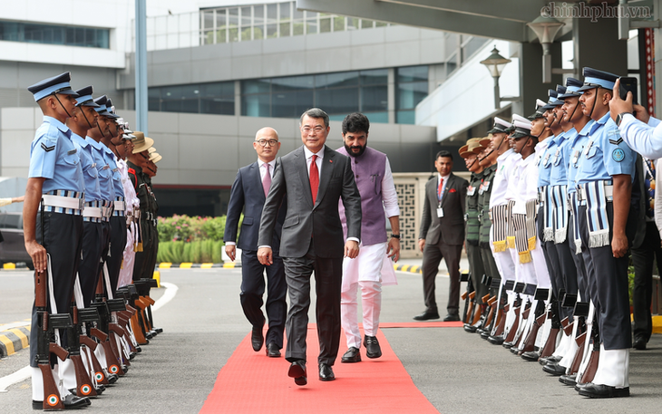 Thủ tướng Lê Minh Hưng gặp Thủ tướng Ấn Độ Narendra Modi- Ảnh 8.