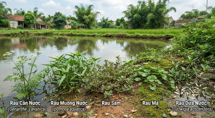 5 loại rau mọc ở bờ ao, bờ ruộng tốt cho người tăng huyết áp - Ảnh 1.