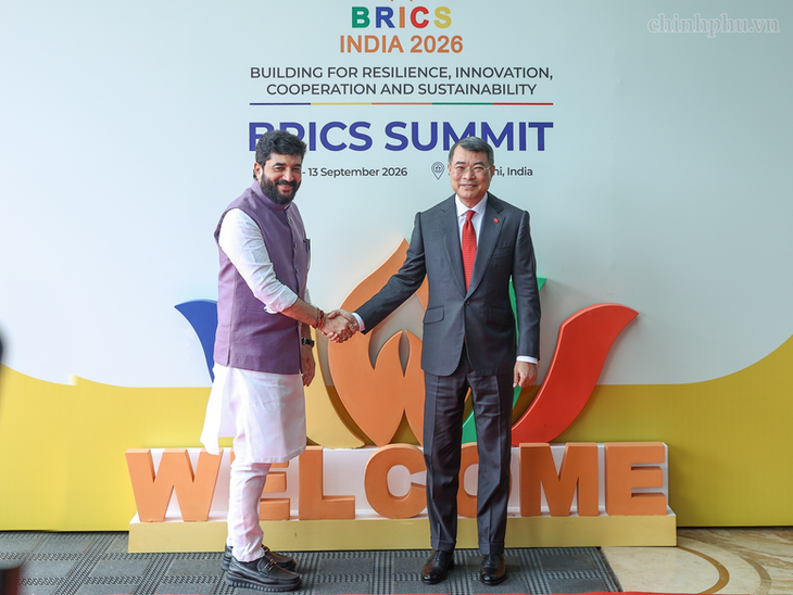Thủ tướng Lê Minh Hưng đến Ấn Độ dự Hội nghị thượng đỉnh BRICS lần thứ 18- Ảnh 3.