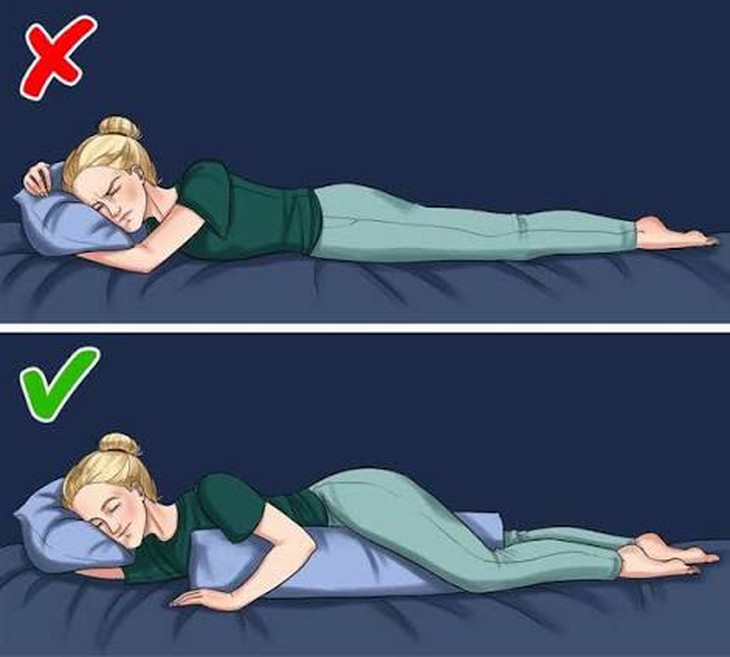 Ngủ sai tư thế có thể gây hại nhiều người không biết- Ảnh 1.
