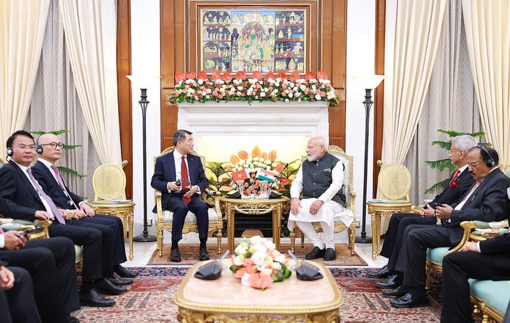 Thủ tướng Lê Minh Hưng hội đàm với Thủ tướng Ấn Độ Narendra Modi- Ảnh 3.
