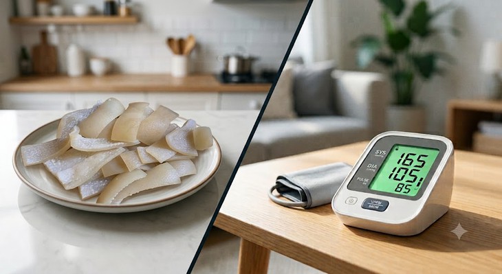 Lợi ích của bì lợn đối với người bệnh tăng huyết áp - Ảnh 1.