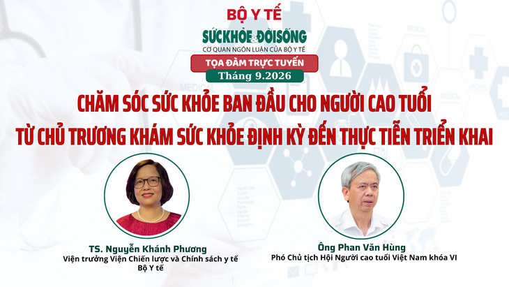 Truyền hình trực tuyến: Chăm sóc sức khỏe ban đầu cho người cao tuổi - Ảnh 1.