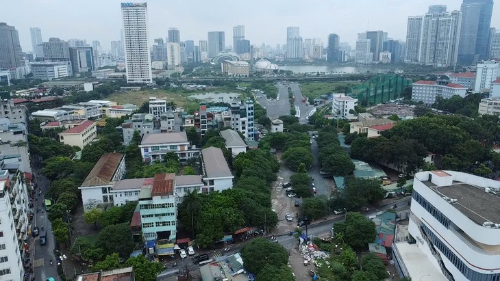Cận cảnh tuyến Phạm Hùng - Lê Đức Thọ bắt đầu giải tỏa mặt bằng chuẩn bị thi công- Ảnh 9.
