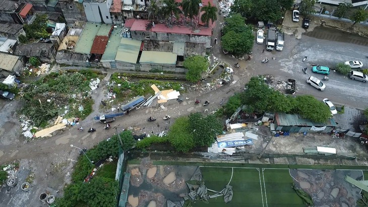 Cận cảnh tuyến Phạm Hùng - Lê Đức Thọ bắt đầu giải tỏa mặt bằng chuẩn bị thi công- Ảnh 10.
