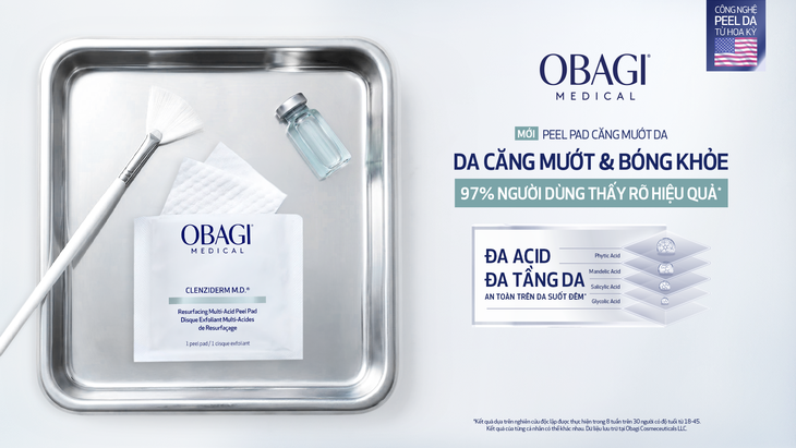 Obagi Medical ra mắt giải pháp peel đa tầng tại nhà, giúp chăm sóc da chuyên sâu- Ảnh 2.