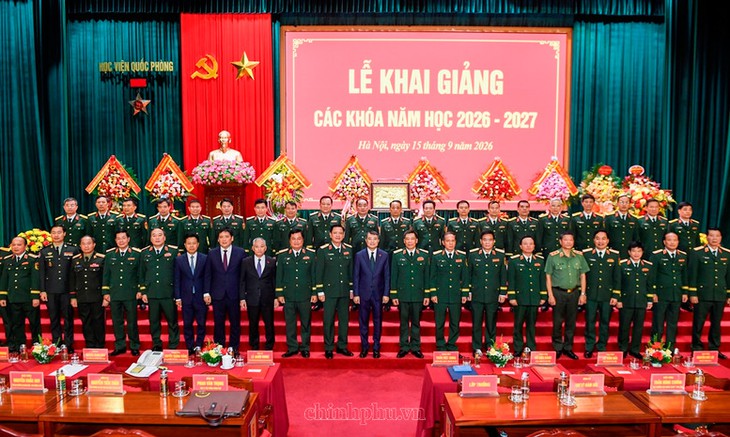 Thủ tướng Lê Minh Hưng dự lễ khai giảng năm học mới tại Học viện Quốc phòng- Ảnh 4.