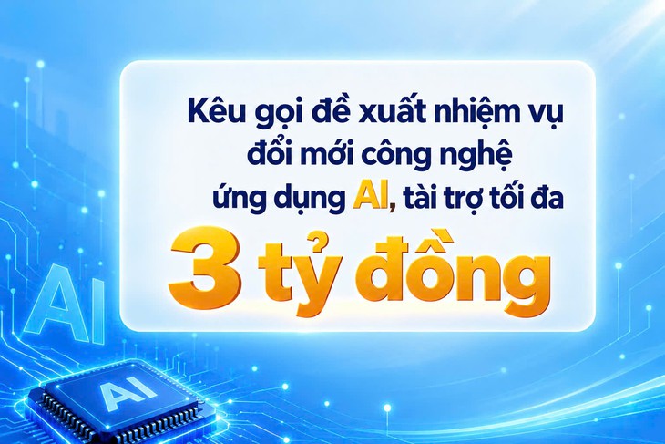Hỗ trợ đến 3 tỷ đồng cho nhiệm vụ đổi mới công nghệ ứng dụng AI- Ảnh 1.