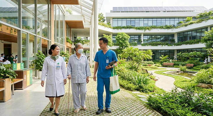 Hà Nội yêu cầu ngành y tế rà soát các cơ sở phát thải khí nhà kính - Ảnh 1.