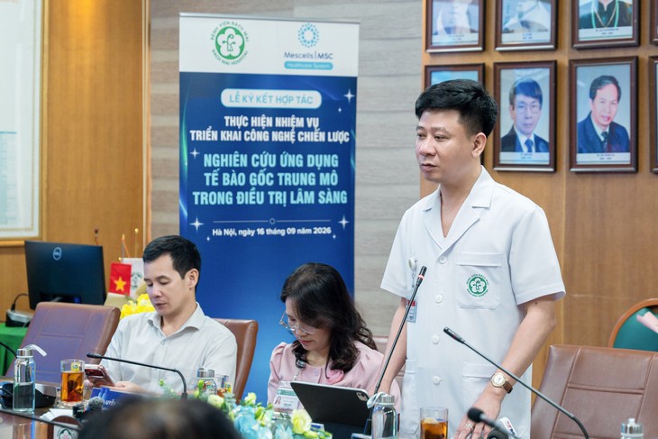 Hợp tác nghiên cứu ứng dụng tế bào gốc trung mô trong điều trị- Ảnh 3.