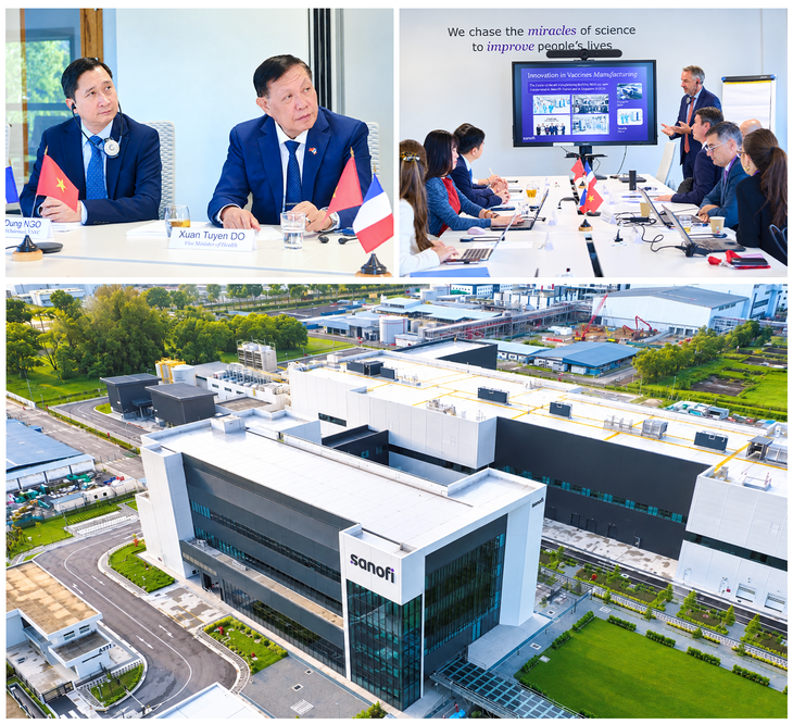 Đoàn Bộ Y tế Việt Nam thăm nhà máy vắc xin hiện đại của Sanofi tại Pháp- Ảnh 2.