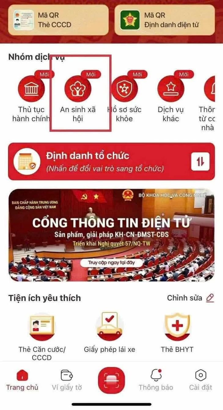 Cách nhận lương hưu, trợ cấp BHXH qua VNeID từ ngày 28/9- Ảnh 2.