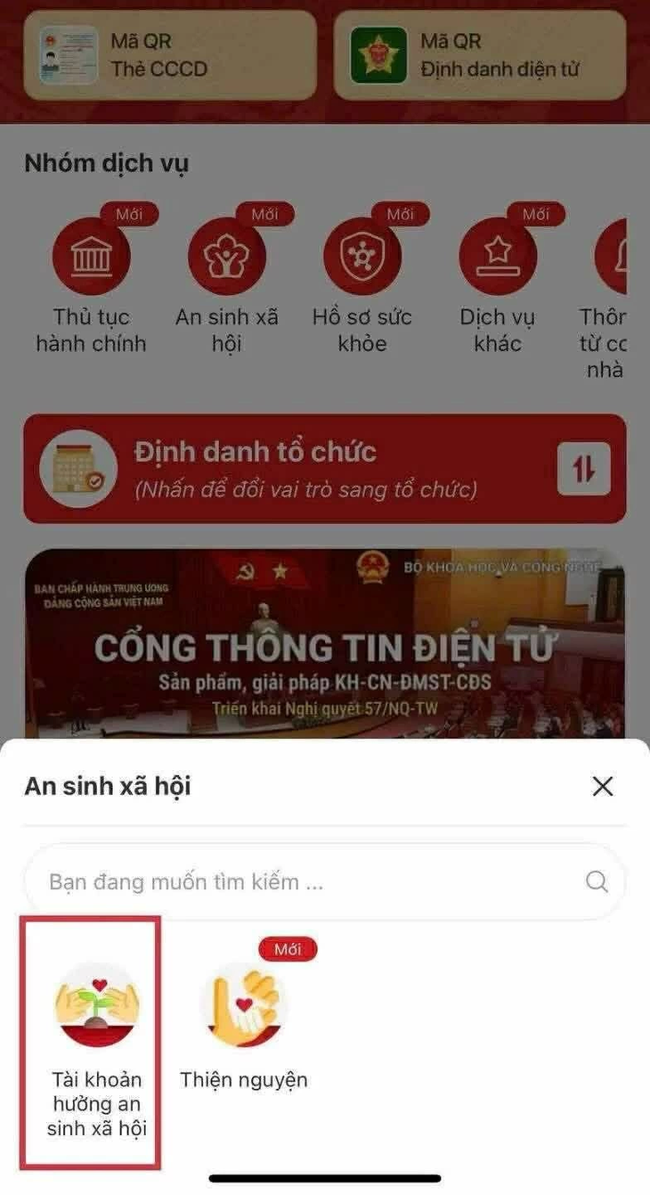 Cách nhận lương hưu, trợ cấp BHXH qua VNeID từ ngày 28/9- Ảnh 3.