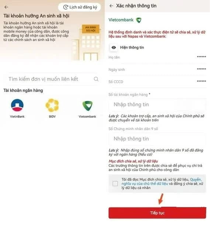 Cách nhận lương hưu, trợ cấp BHXH qua VNeID từ ngày 28/9- Ảnh 4.