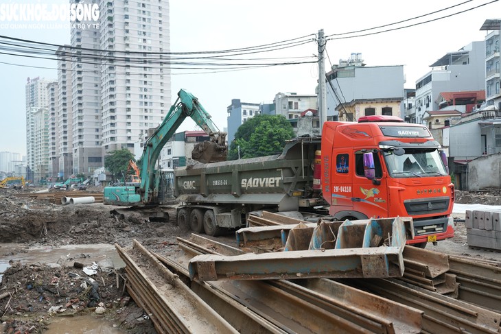 Hiện trạng Vành đai 2,5 đoạn qua Cầu Giấy dự kiến thông xe vào tháng 10- Ảnh 11.