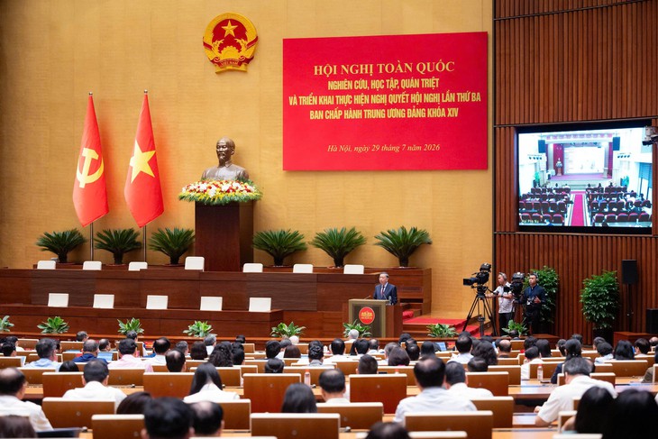 Hội nghị toàn quốc quán triệt các Nghị quyết, Chỉ thị của Bộ Chính trị- Ảnh 1.