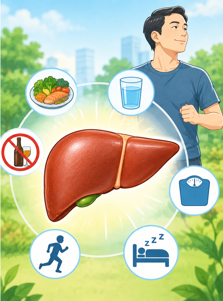 Những thói quen đơn giản giúp lá gan khỏe mạnh - Ảnh 1.