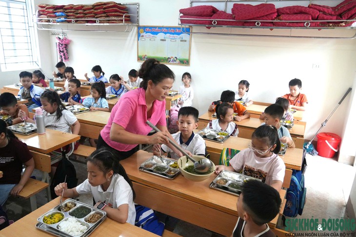 Bữa ăn bán trú ở Nghệ An có hợp đồng vẫn khó truy xuất nguồn thực phẩm- Ảnh 1.