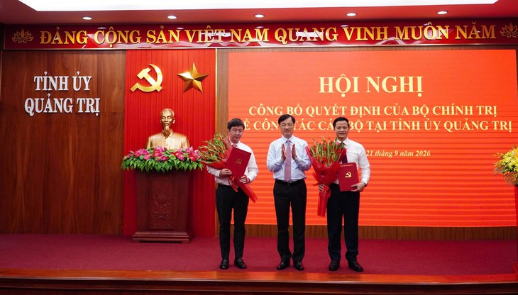 Tỉnh Quảng Trị có tân Bí thư, Phó Bí thư - Ảnh 1.