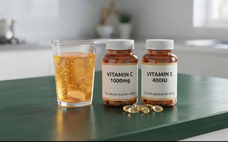Có nên bổ sung vitamin C và vitamin E cùng nhau? - Ảnh 1.